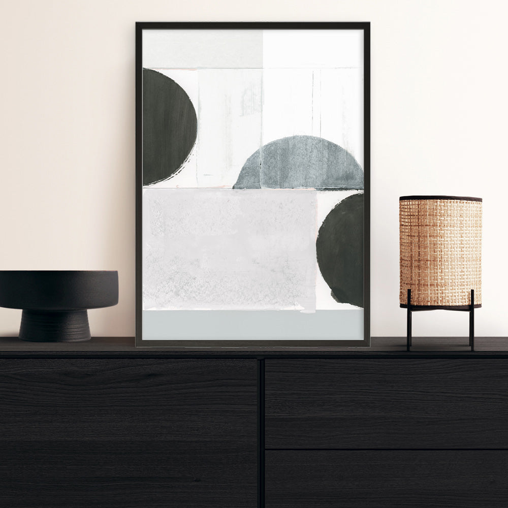 Shop Shape Parade III Art Print a painted abstract themed wall art print from The Print Emporium wall artwork collection - Buy Australian made fine art painting style poster and framed prints for the home and your interior decor room, TPE-PC-WZ575-AP