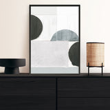 Shop Shape Parade III Art Print a painted abstract themed wall art print from The Print Emporium wall artwork collection - Buy Australian made fine art painting style poster and framed prints for the home and your interior decor room, TPE-PC-WZ575-AP