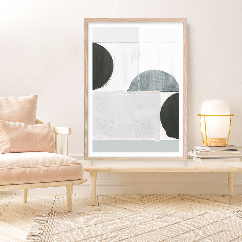 Shop Shape Parade III Art Print a painted abstract themed wall art print from The Print Emporium wall artwork collection - Buy Australian made fine art painting style poster and framed prints for the home and your interior decor room, TPE-PC-WZ575-AP