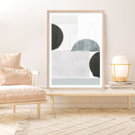 Shop Shape Parade III Art Print a painted abstract themed wall art print from The Print Emporium wall artwork collection - Buy Australian made fine art painting style poster and framed prints for the home and your interior decor room, TPE-PC-WZ575-AP