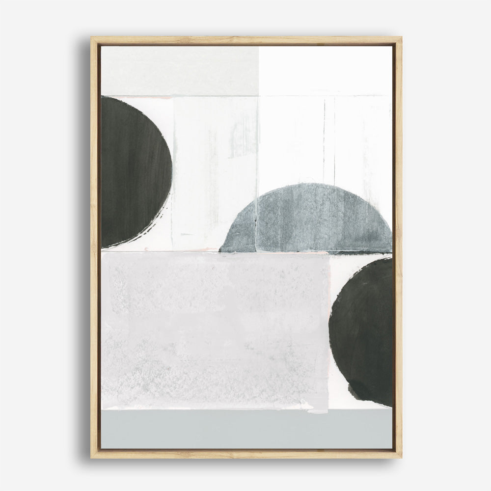 Shop Shape Parade III Canvas Print a painted abstract themed framed canvas wall art print from The Print Emporium artwork collection - Buy Australian made fine art painting style stretched canvas prints for the home and your interior decor space, TPE-PC-WZ575-CA-35X46-NF