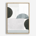 Shop Shape Parade III Canvas Print a painted abstract themed framed canvas wall art print from The Print Emporium artwork collection - Buy Australian made fine art painting style stretched canvas prints for the home and your interior decor space, TPE-PC-WZ575-CA-35X46-NF