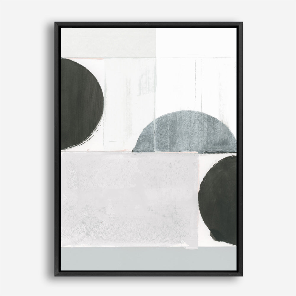 Shop Shape Parade III Canvas Print a painted abstract themed framed canvas wall art print from The Print Emporium artwork collection - Buy Australian made fine art painting style stretched canvas prints for the home and your interior decor space, TPE-PC-WZ575-CA-35X46-NF