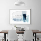 Shop Sheets of Blue I Art Print a painted abstract themed wall art print from The Print Emporium wall artwork collection - Buy Australian made fine art painting style poster and framed prints for the home and your interior decor room, TPE-PC-PI500-AP