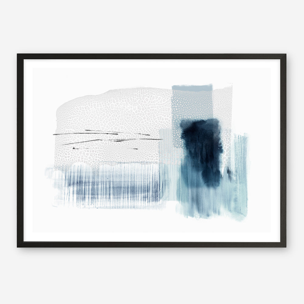 Shop Sheets of Blue I Art Print a painted abstract themed wall art print from The Print Emporium wall artwork collection - Buy Australian made fine art painting style poster and framed prints for the home and your interior decor room, TPE-PC-PI500-AP