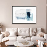 Shop Sheets of Blue I Art Print a painted abstract themed wall art print from The Print Emporium wall artwork collection - Buy Australian made fine art painting style poster and framed prints for the home and your interior decor room, TPE-PC-PI500-AP