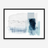 Shop Sheets of Blue I Canvas Print a painted abstract themed framed canvas wall art print from The Print Emporium artwork collection - Buy Australian made fine art painting style stretched canvas prints for the home and your interior decor space, TPE-PC-PI500-CA-35X46-NF