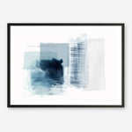 Shop Sheets of Blue II Art Print a painted abstract themed wall art print from The Print Emporium wall artwork collection - Buy Australian made fine art painting style poster and framed prints for the home and your interior decor room, TPE-PC-PI501-AP