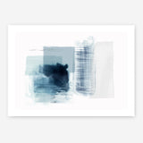 Shop Sheets of Blue II Art Print a painted abstract themed wall art print from The Print Emporium wall artwork collection - Buy Australian made fine art painting style poster and framed prints for the home and your interior decor room, TPE-PC-PI501-AP