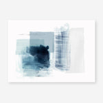 Shop Sheets of Blue II Art Print a painted abstract themed wall art print from The Print Emporium wall artwork collection - Buy Australian made fine art painting style poster and framed prints for the home and your interior decor room, TPE-PC-PI501-AP