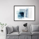 Shop Sheets of Blue II Art Print a painted abstract themed wall art print from The Print Emporium wall artwork collection - Buy Australian made fine art painting style poster and framed prints for the home and your interior decor room, TPE-PC-PI501-AP