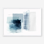 Shop Sheets of Blue II Art Print a painted abstract themed wall art print from The Print Emporium wall artwork collection - Buy Australian made fine art painting style poster and framed prints for the home and your interior decor room, TPE-PC-PI501-AP