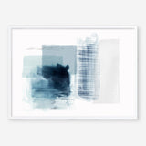 Shop Sheets of Blue II Art Print a painted abstract themed wall art print from The Print Emporium wall artwork collection - Buy Australian made fine art painting style poster and framed prints for the home and your interior decor room, TPE-PC-PI501-AP