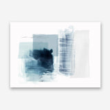 Shop Sheets of Blue II Canvas Print a painted abstract themed framed canvas wall art print from The Print Emporium artwork collection - Buy Australian made fine art painting style stretched canvas prints for the home and your interior decor space, TPE-PC-PI501-CA-35X46-NF