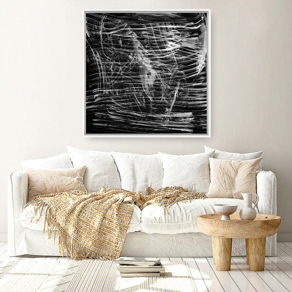 Shop Shimmer (Square) Canvas Print a painted abstract themed framed canvas wall art print from The Print Emporium artwork collection - Buy Australian made fine art painting style stretched canvas prints for the home and your interior decor space, TPE-DH-174-CA-40X40-NF