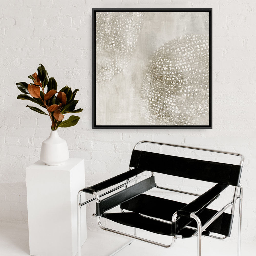 Shop Shimmering Dreams I (Square) Canvas Print a painted abstract themed framed canvas wall art print from The Print Emporium artwork collection - Buy Australian made fine art painting style stretched canvas prints for the home and your interior decor space, TPE-PC-EZ922-CA-40X40-NF