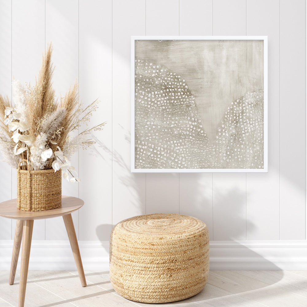 Shop Shimmering Dreams II (Square) Art Print a painted abstract themed wall art print from The Print Emporium wall artwork collection - Buy Australian made fine art painting style poster and framed prints for the home and your interior decor room, TPE-PC-EZ923-AP