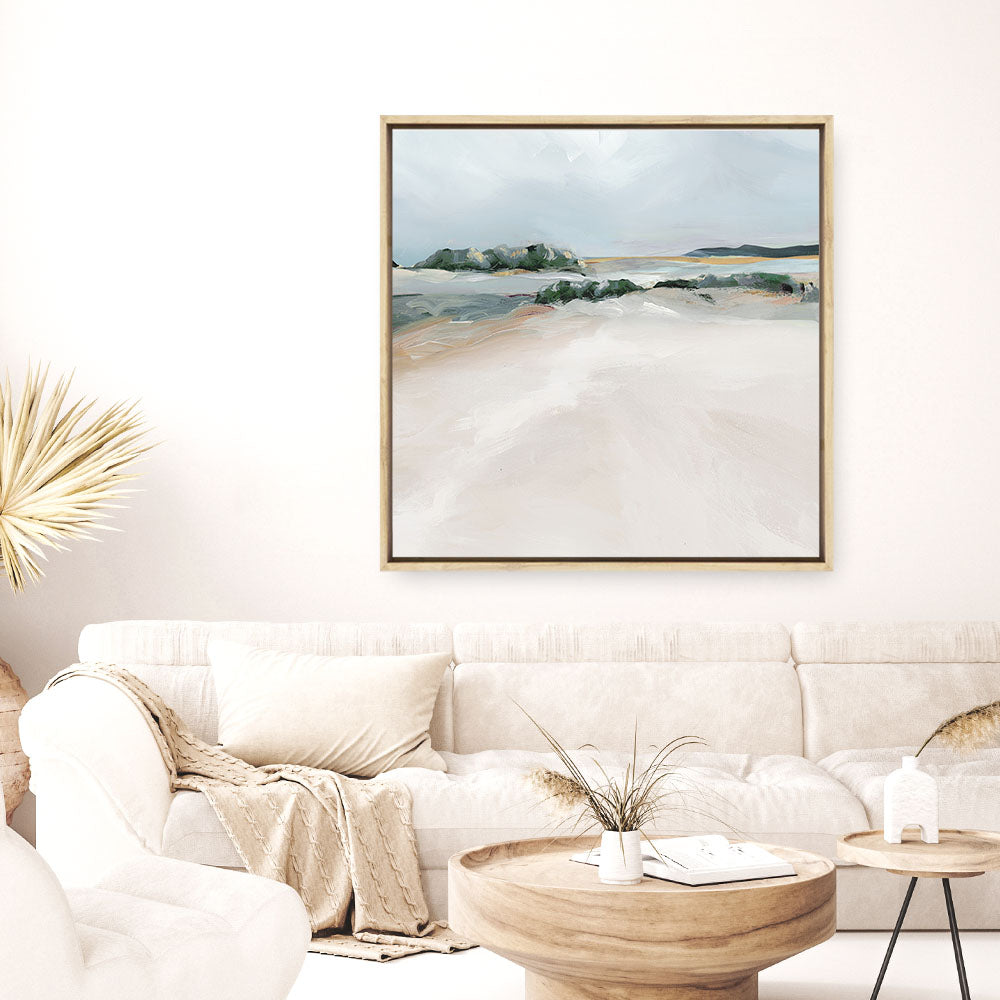 Shop Shimmering Path (Square) Canvas Print a painted abstract themed framed canvas wall art print from The Print Emporium artwork collection - Buy Australian made fine art painting style stretched canvas prints for the home and your interior decor space, TPE-PC-PW328-CA-40X40-NF