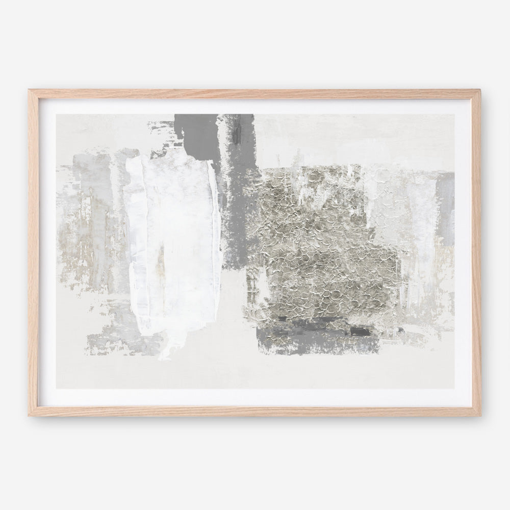Shop Silver Slate Art Print a painted abstract themed wall art print from The Print Emporium wall artwork collection - Buy Australian made fine art painting style poster and framed prints for the home and your interior decor room, TPE-PC-PI540-AP