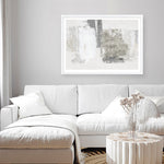 Shop Silver Slate Art Print a painted abstract themed wall art print from The Print Emporium wall artwork collection - Buy Australian made fine art painting style poster and framed prints for the home and your interior decor room, TPE-PC-PI540-AP