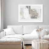 Shop Silver Slate Art Print a painted abstract themed wall art print from The Print Emporium wall artwork collection - Buy Australian made fine art painting style poster and framed prints for the home and your interior decor room, TPE-PC-PI540-AP