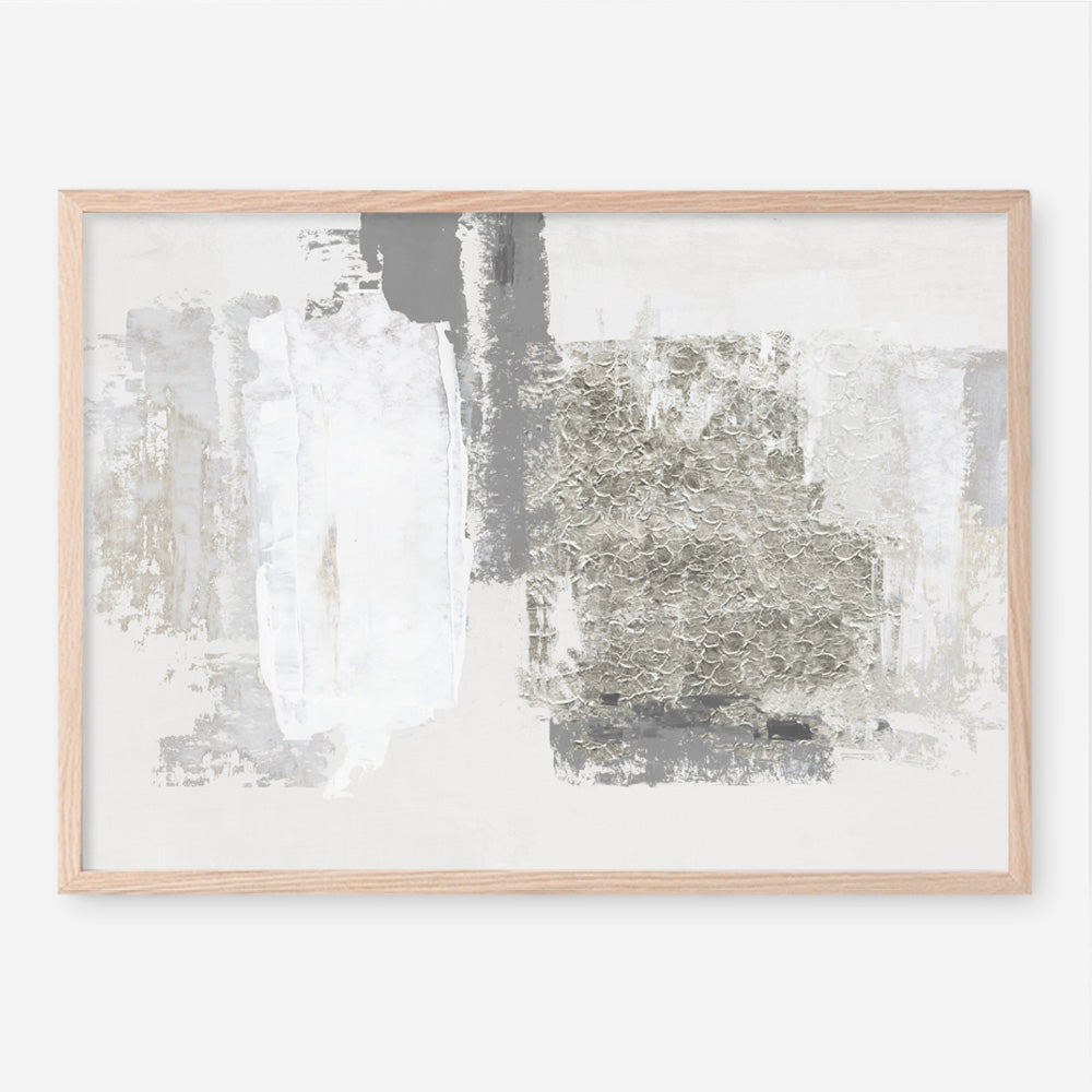 Shop Silver Slate Art Print a painted abstract themed wall art print from The Print Emporium wall artwork collection - Buy Australian made fine art painting style poster and framed prints for the home and your interior decor room, TPE-PC-PI540-AP