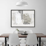 Shop Silver Slate Art Print a painted abstract themed wall art print from The Print Emporium wall artwork collection - Buy Australian made fine art painting style poster and framed prints for the home and your interior decor room, TPE-PC-PI540-AP