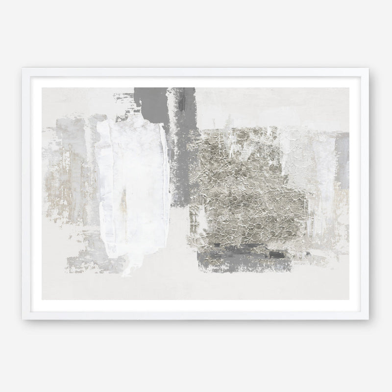 Shop Silver Slate Art Print a painted abstract themed wall art print from The Print Emporium wall artwork collection - Buy Australian made fine art painting style poster and framed prints for the home and your interior decor room, TPE-PC-PI540-AP
