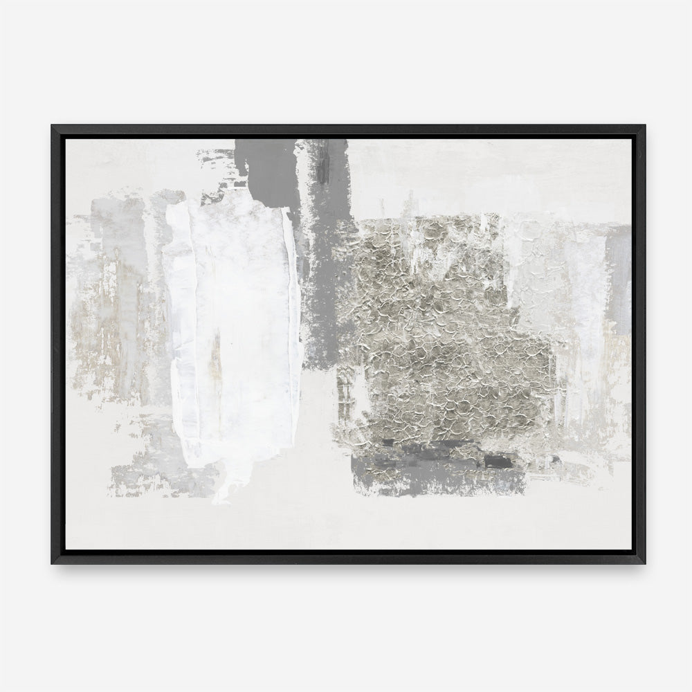 Shop Silver Slate Canvas Print a painted abstract themed framed canvas wall art print from The Print Emporium artwork collection - Buy Australian made fine art painting style stretched canvas prints for the home and your interior decor space, TPE-PC-PI540-CA-35X46-NF