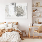 Shop Silver Slate Canvas Print a painted abstract themed framed canvas wall art print from The Print Emporium artwork collection - Buy Australian made fine art painting style stretched canvas prints for the home and your interior decor space, TPE-PC-PI540-CA-35X46-NF