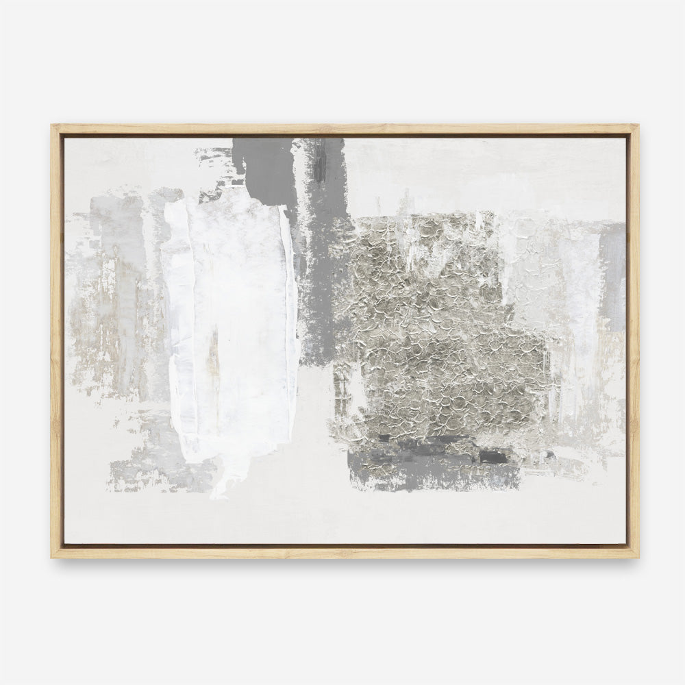 Shop Silver Slate Canvas Print a painted abstract themed framed canvas wall art print from The Print Emporium artwork collection - Buy Australian made fine art painting style stretched canvas prints for the home and your interior decor space, TPE-PC-PI540-CA-35X46-NF