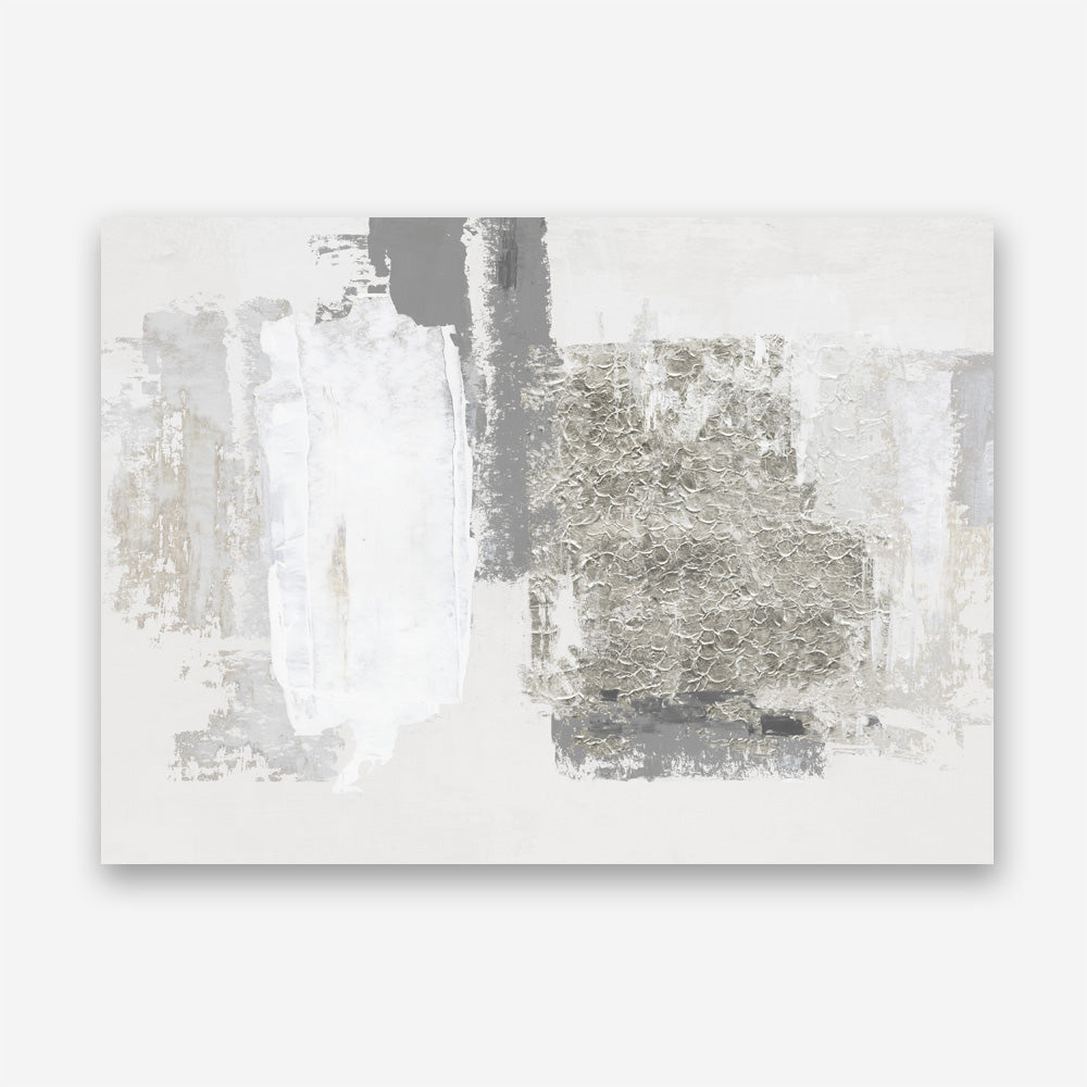 Shop Silver Slate Canvas Print a painted abstract themed framed canvas wall art print from The Print Emporium artwork collection - Buy Australian made fine art painting style stretched canvas prints for the home and your interior decor space, TPE-PC-PI540-CA-35X46-NF