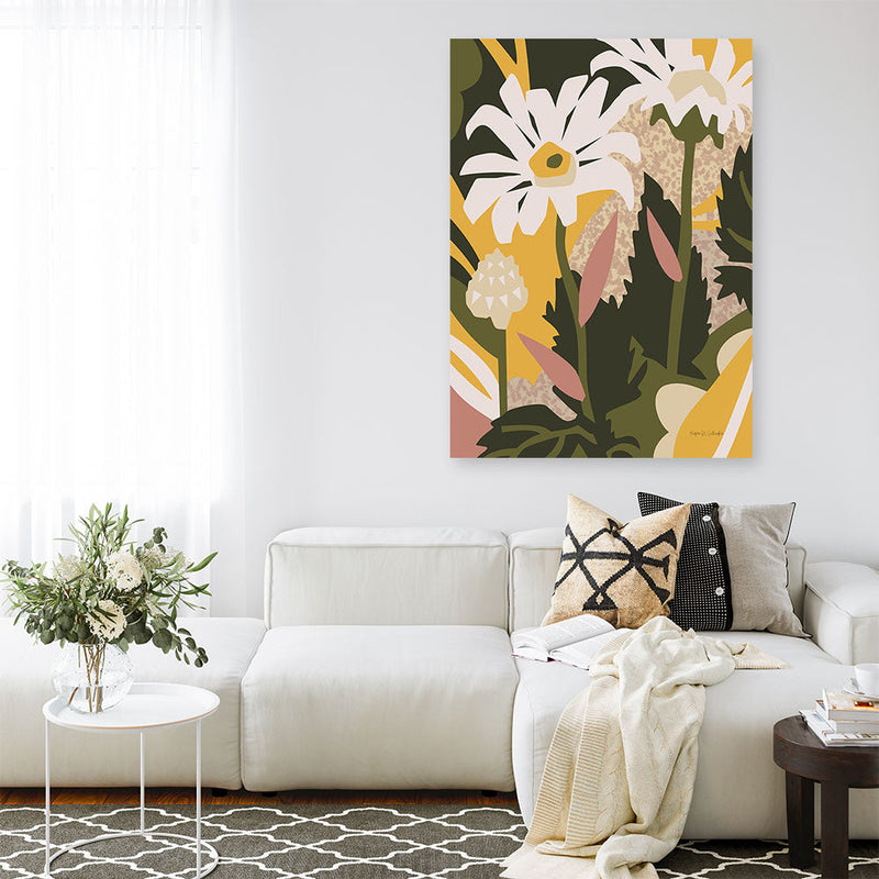 Shop Similar Canvas Print a floral themed painted framed canvas wall art print from The Print Emporium artwork collection - Buy Australian made fine art painting style stretched canvas prints for the home and your interior decor space, TPE-WA-62574-CA-35X46-NF