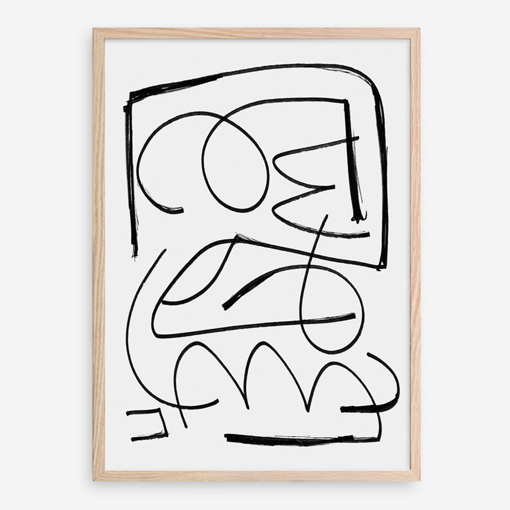 Shop Simple Art Print a painted abstract themed wall art print from The Print Emporium wall artwork collection - Buy Australian made fine art painting style poster and framed prints for the home and your interior decor room, TPE-DH-092-AP