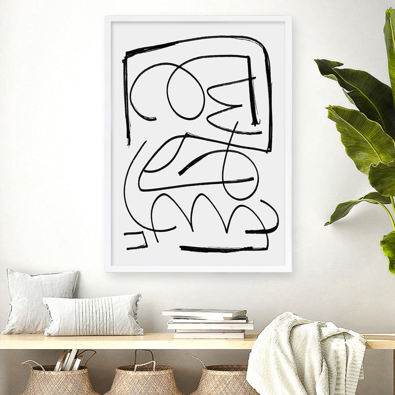Shop Simple Art Print a painted abstract themed wall art print from The Print Emporium wall artwork collection - Buy Australian made fine art painting style poster and framed prints for the home and your interior decor room, TPE-DH-092-AP