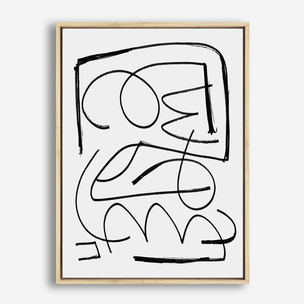 Shop Simple Canvas Print a painted abstract themed framed canvas wall art print from The Print Emporium artwork collection - Buy Australian made fine art painting style stretched canvas prints for the home and your interior decor space, TPE-DH-092-CA-35X46-NF