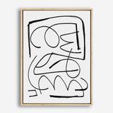 Shop Simple Canvas Print a painted abstract themed framed canvas wall art print from The Print Emporium artwork collection - Buy Australian made fine art painting style stretched canvas prints for the home and your interior decor space, TPE-DH-092-CA-35X46-NF