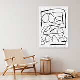 Shop Simple Canvas Print a painted abstract themed framed canvas wall art print from The Print Emporium artwork collection - Buy Australian made fine art painting style stretched canvas prints for the home and your interior decor space, TPE-DH-092-CA-35X46-NF