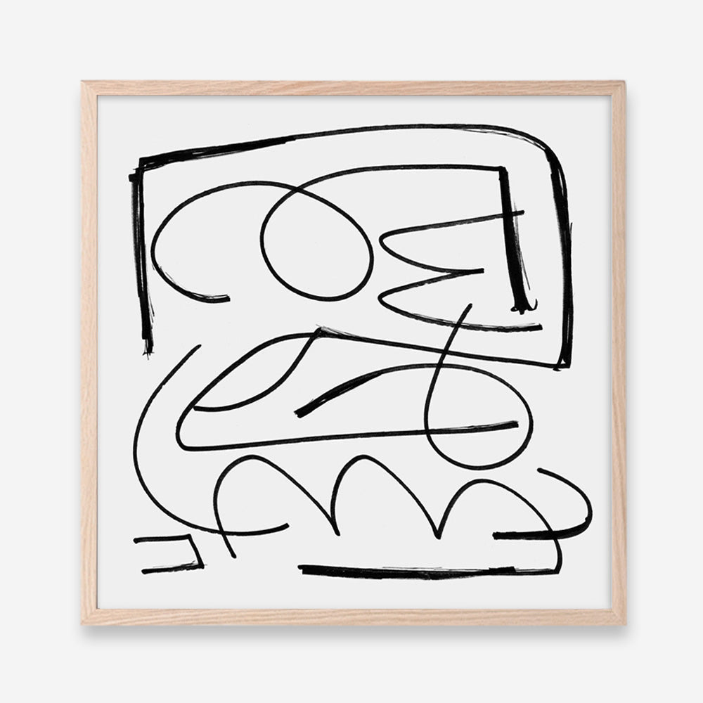 Shop Simple (Square) Art Print a painted abstract themed wall art print from The Print Emporium wall artwork collection - Buy Australian made fine art painting style poster and framed prints for the home and your interior decor room, TPE-DH-315-AP