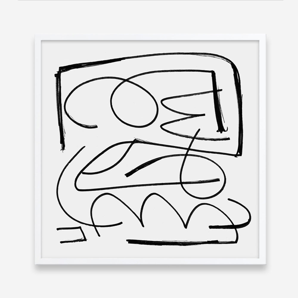 Shop Simple (Square) Art Print a painted abstract themed wall art print from The Print Emporium wall artwork collection - Buy Australian made fine art painting style poster and framed prints for the home and your interior decor room, TPE-DH-315-AP