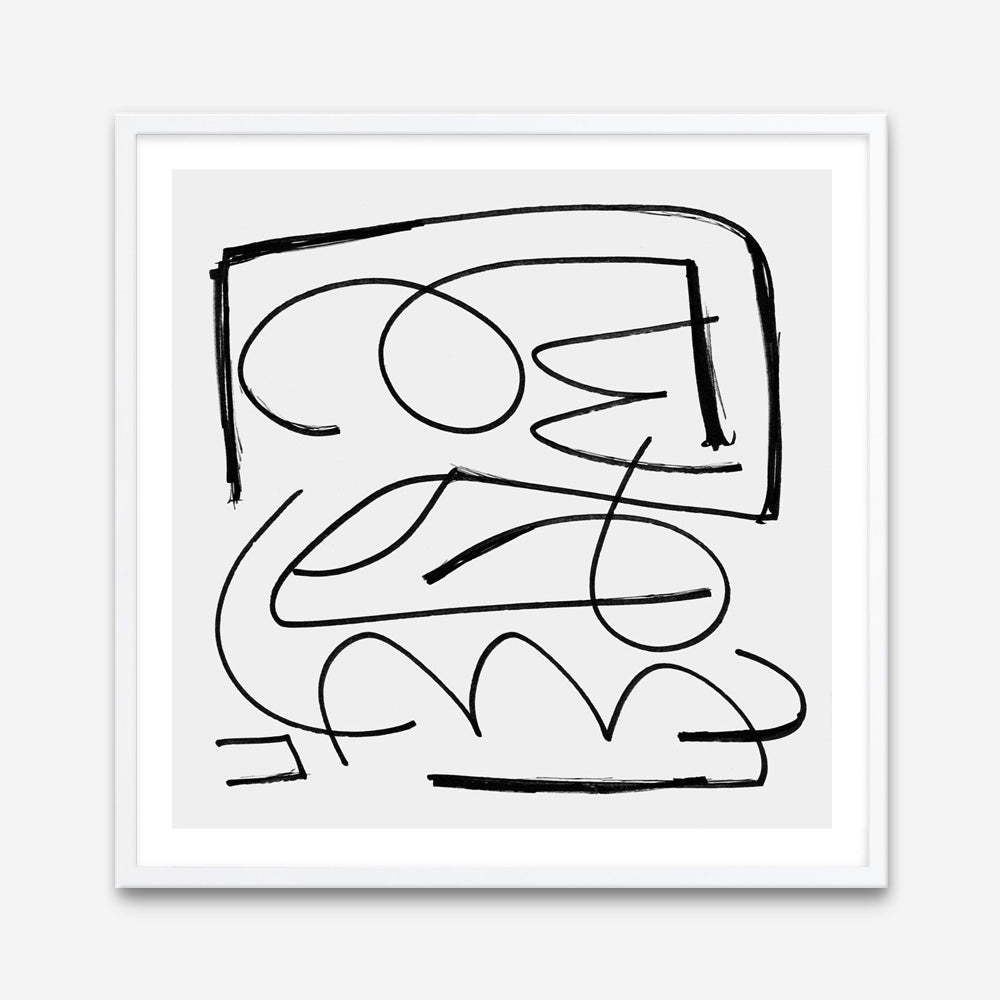 Shop Simple (Square) Art Print a painted abstract themed wall art print from The Print Emporium wall artwork collection - Buy Australian made fine art painting style poster and framed prints for the home and your interior decor room, TPE-DH-315-AP