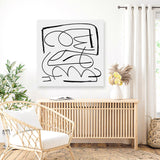 Shop Simple (Square) Canvas Print a painted abstract themed framed canvas wall art print from The Print Emporium artwork collection - Buy Australian made fine art painting style stretched canvas prints for the home and your interior decor space, TPE-DH-315-CA-40X40-NF