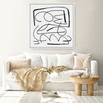 Shop Simple (Square) Canvas Print a painted abstract themed framed canvas wall art print from The Print Emporium artwork collection - Buy Australian made fine art painting style stretched canvas prints for the home and your interior decor space, TPE-DH-315-CA-40X40-NF