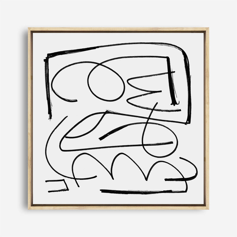 Shop Simple (Square) Canvas Print a painted abstract themed framed canvas wall art print from The Print Emporium artwork collection - Buy Australian made fine art painting style stretched canvas prints for the home and your interior decor space, TPE-DH-315-CA-40X40-NF
