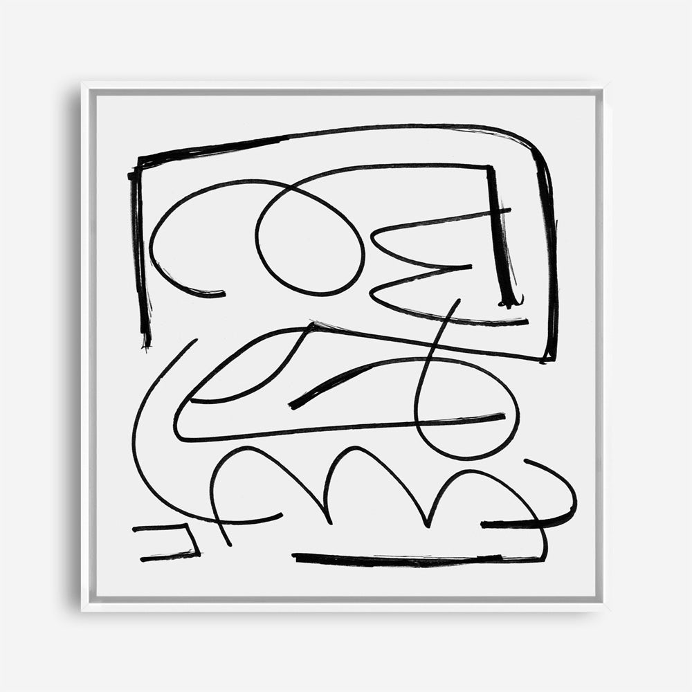 Shop Simple (Square) Canvas Print a painted abstract themed framed canvas wall art print from The Print Emporium artwork collection - Buy Australian made fine art painting style stretched canvas prints for the home and your interior decor space, TPE-DH-315-CA-40X40-NF