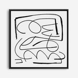 Shop Simple (Square) Canvas Print a painted abstract themed framed canvas wall art print from The Print Emporium artwork collection - Buy Australian made fine art painting style stretched canvas prints for the home and your interior decor space, TPE-DH-315-CA-40X40-NF
