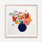 Shop Simplicity Bouquet II Leaves (Square) Art Print a floral themed painted wall art print from The Print Emporium wall artwork collection - Buy Australian made fine art painting style poster and framed prints for the home and your interior decor room