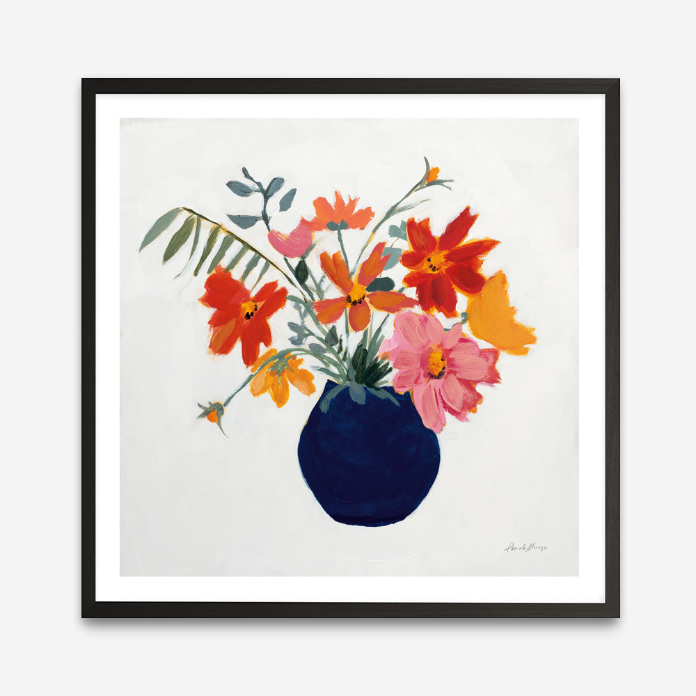 Shop Simplicity Bouquet II Leaves (Square) Art Print a floral themed painted wall art print from The Print Emporium wall artwork collection - Buy Australian made fine art painting style poster and framed prints for the home and your interior decor room