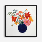 Shop Simplicity Bouquet II Leaves (Square) Canvas Print a floral themed painted framed canvas wall art print from The Print Emporium artwork collection - Buy Australian made fine art painting style stretched canvas prints for the home and your interior decor space, TPE-WA-70483-CA-40X40-NF