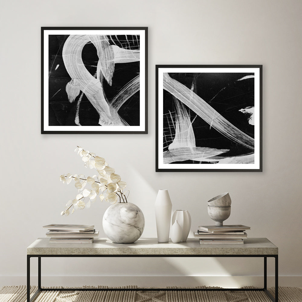 Shop Sinking 2 (Square) Art Print a painted abstract themed wall art print from The Print Emporium wall artwork collection - Buy Australian made fine art painting style poster and framed prints for the home and your interior decor room, TPE-DH-317-AP